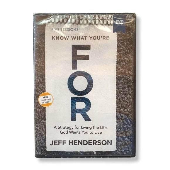 🍁2/$30🍁Know What You're FOR: A Strategy for Living the Life God Wan .. DVD - Picture 2 of 4